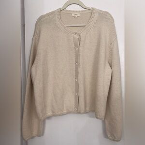 OZMA Everyday Cardigan Baby Alpaca Cream Size M/L